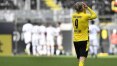 Haaland joga mal, e Dortmund perde para o Eintracht Frankfurt no Campeonato Alemão