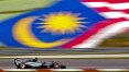Hamilton é o mais rápido do dia na Malásia