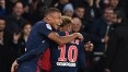 Neymar marca de pênalti e Mbappé faz quatro gols em goleada do PSG sobre o Lyon
