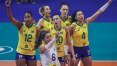 Brasil domina Holanda e vence mais uma na Liga das Nações de Vôlei Feminino