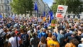 Ameaça de suspensão do Parlamento britânico aumenta número de manifestantes em Westminster