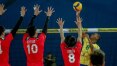 Seleção masculina de vôlei faz testes e perde amistoso para o Japão em Taguatinga