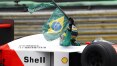 Bruno Senna pilota McLaren histórica de Ayrton em Interlagos e leva público ao delírio