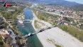 Em meio à quarentena, ponte cai na Itália e deixa apenas dois levemente feridos
