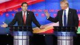 Em debate republicano, Rubio e Cruz se unem em ataques contra Trump