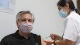 Presidente da Argentina recebe 1ª dose da vacina Sputnik V contra o novo coronavírus
