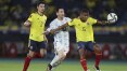 Diante de 10 mil torcedores, Colômbia busca empate com a Argentina nos acréscimos
