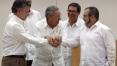 Santos e Farc negociam antecipar cessar-fogo para dezembro