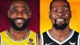NBA anuncia titulares do All-Star Game de 2022 com LeBron e Durant de capitães