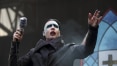 Roqueiro Marilyn Manson é ferido durante show