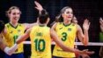 Brasil vai enfrentar o Japão na fase final da Liga das Nações de Vôlei Feminino