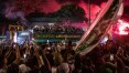 De volta ao Brasil, Palmeiras festeja tri da Libertadores com torcida na Academia de Futebol