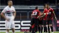 Cirino marca no fim após falha de Volpi e Athletico impõe novo revés ao São Paulo