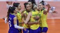 Brasil dá show no bloqueio e derrota a Sérvia por 3 a 0 na Liga das Nações de vôlei feminino