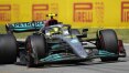 Hamilton ironiza perda de posição para Sainz no GP da Espanha de F-1 e exalta melhora da Mercedes