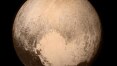 Nave espacial New Horizons atinge ponto mais próximo de Plutão