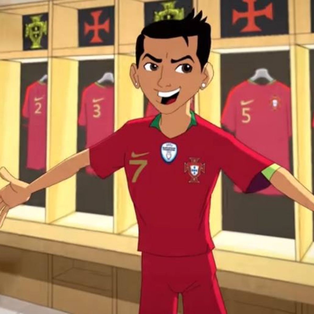 CR7 vira desenho animado em campanha da Federação Portuguesa; assista -  Futebol - Fera