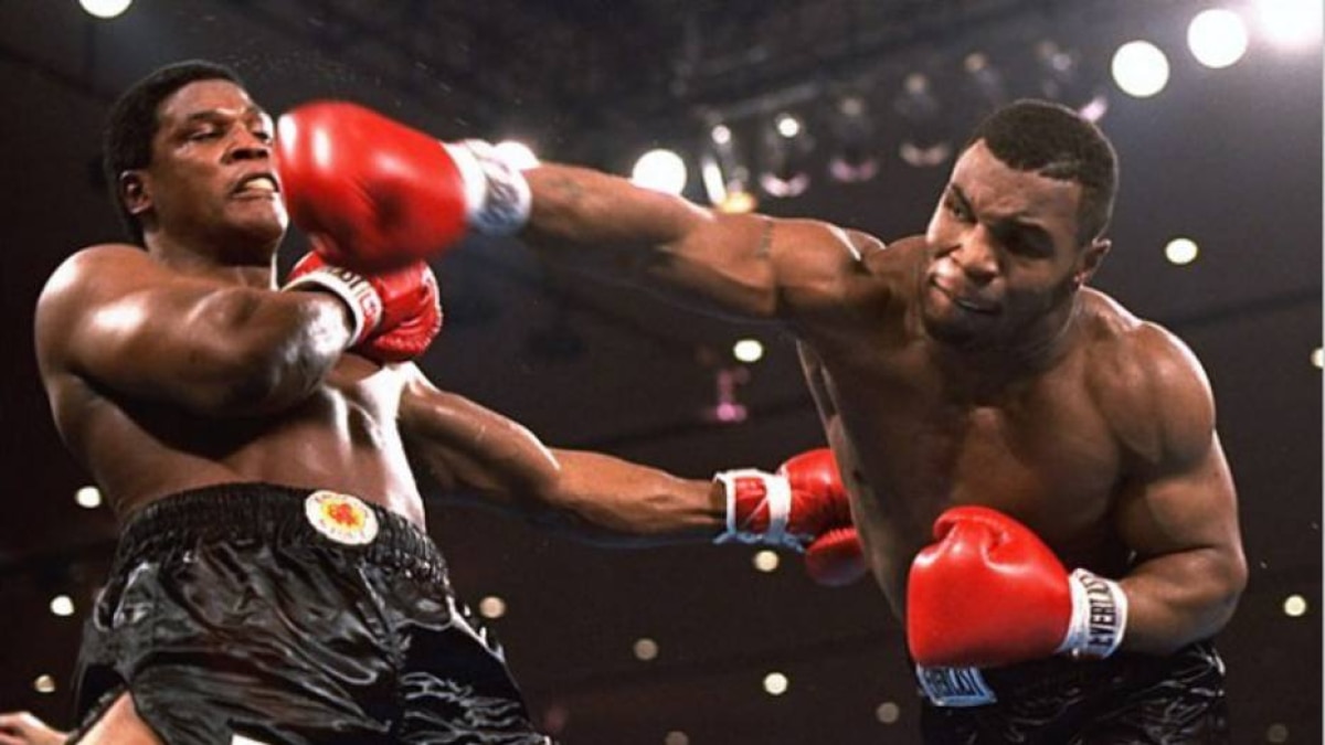 Lutador Mike Tyson Há 30 anos, Mike Tyson faturava o primeiro título mundial de pesos-pesados  - Lutas - Fera