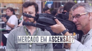 Brasileiros vão à feira de armas em Joinville
