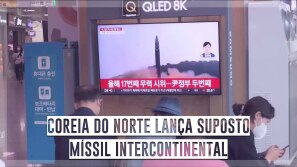 Coreia do Norte lança suposto míssil...