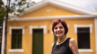 Janice de Piero é bisneta do primeiro dono da Casa Amarela Foto: WERTHER SANTANA/ESTADÃO