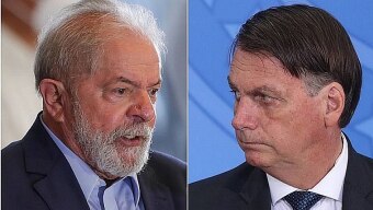 O ex-presidente Lula e o presidente Bolsonaro aparecem empatados no Rio de Janeiro na rodada mais recente da pesquisa Genial/Quaest para o Estado. Foto: Amanda Peeobelli/Reuters e Gabiela Biló/Estadão