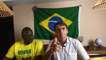 Candidato voltou a falar com apoiadores atravÃ©s de transmissÃ£o no Facebook. Foto: ReproduÃ§Ã£o/Facebook Jair Bolsonaro