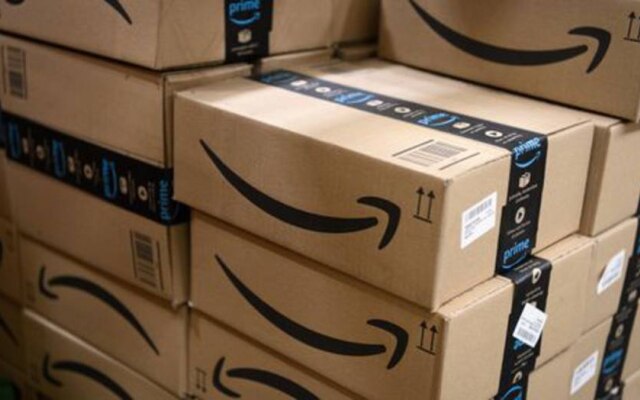 Caixas de entrega da Amazon