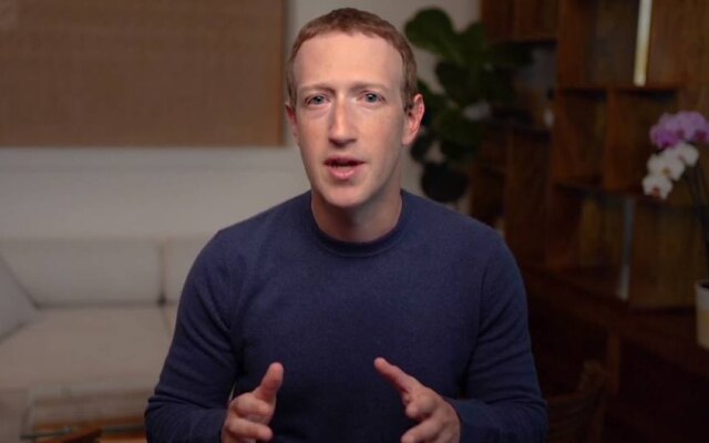 Mark Zuckerberg, presidente executivo do Facebook, fez a apresentação do evento virtual