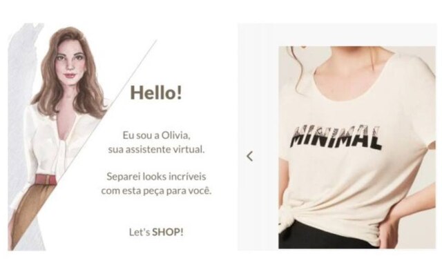 O algoritmo da Olivia foi alimentado com pesquisas de modas feita pela Mob