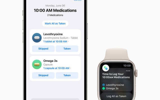 Apple torna mais fácil a adição de lembretes para remédios, com interface própria
