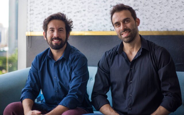 Os fundadores Rui Brandão (esq.) e José Simões (dir.) da Zenklub querem ampliar o acesso a serviços de bem-estar e de saúde emocional