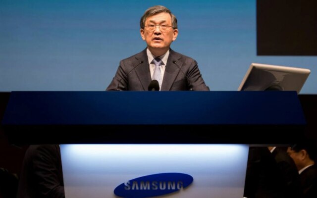 Kwon Oh-Hyun, CEO da Samsung, que pediu renúncia do cargo em 13 de outubro
