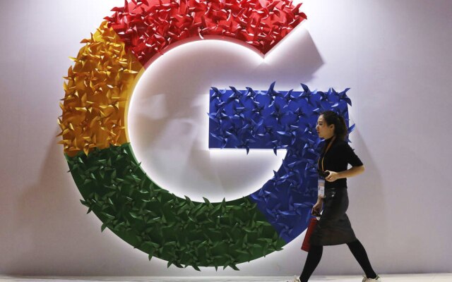 Logotipo da Google em Xangai, na China