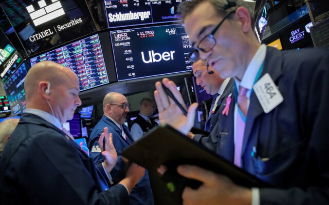 Ações do Uber voltam a cair em negociação da Nasdaq