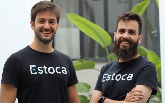 Caio Almeida e Rodrigo Cava, cofundadores da Estoca: meta é abrir galpão para acelerar entregas no Nordeste em 2021