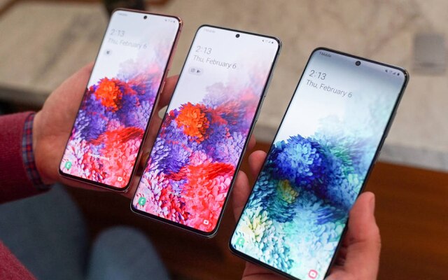 Os três modelos de Galaxy S20 foram anunciados em fevereiro 