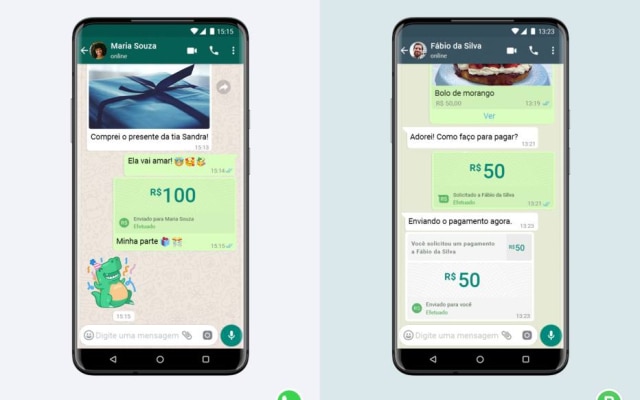 O serviço de pagamento pelo WhatsApp foi lançado no Brasil no dia 15 de junho