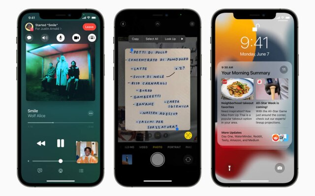 iOS 15 traz compartilhamento de vídeo e áudios no FaceTime, conversão de imagem em texto legível e novas notificações