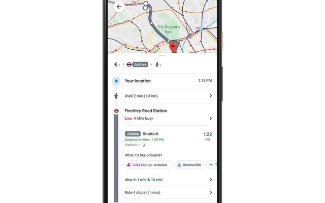 App do Google Maps vai mostrar se ônibus ou trem estão cheios, a partir das contribuições de usuários