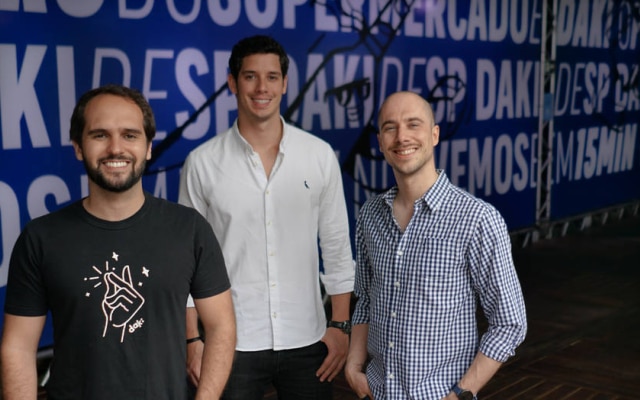 Fundadores da Daki: Rafael Vasto, Rodrigo Maroja e Alex Bretzner