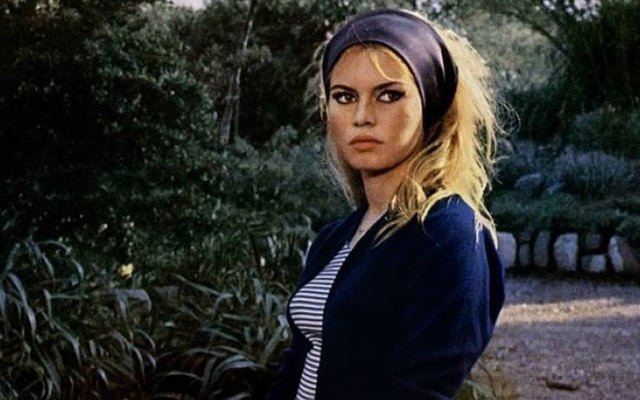 Brigitte Bardot, em cena de O Desprezo, filme de 1963 de Jean-Luc Godard