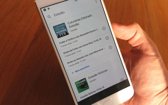 Nova ferramenta de podcasts do Google já pode ser baixada na PlayStore; podcasts do Estadão estão entre os disponíveis
