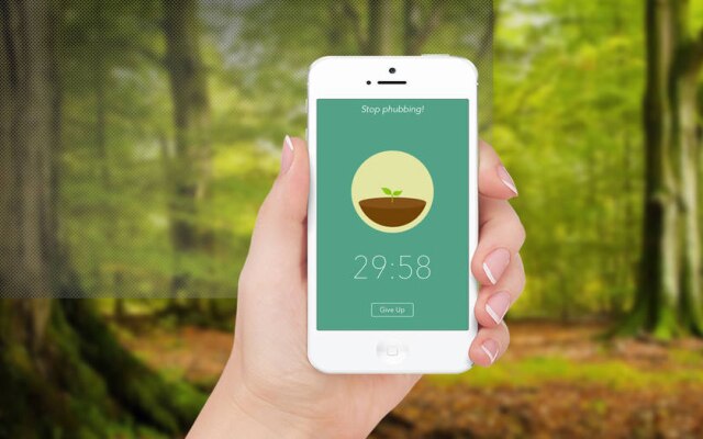 Aplicativo 'planta' floresta caso usuário consiga ficar sem se distrair com celular