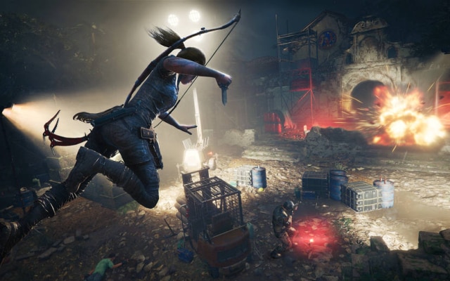 Novo jogo mostra algumas das paisagens mais sombrias já visitadas por Lara Croft na série. 