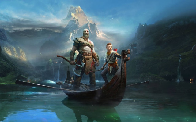 No novo God of War, o herói Kratos agora tem a companhia de seu filho, Atreus