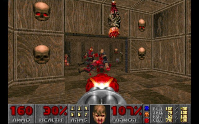 Com alienígenas e heavy metal, Doom, de 1993, marcou uma era nos games