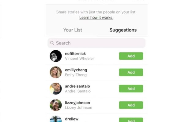 Para usar o novo recurso, chamado de “melhores amigos”, é preciso criar uma lista com os usuários mais chegados, em uma opção que fica no menu do perfil