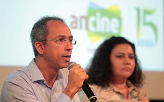 Manoel Rangel, presidente da Ancine, durante o lançamento do edital de games brasileiros