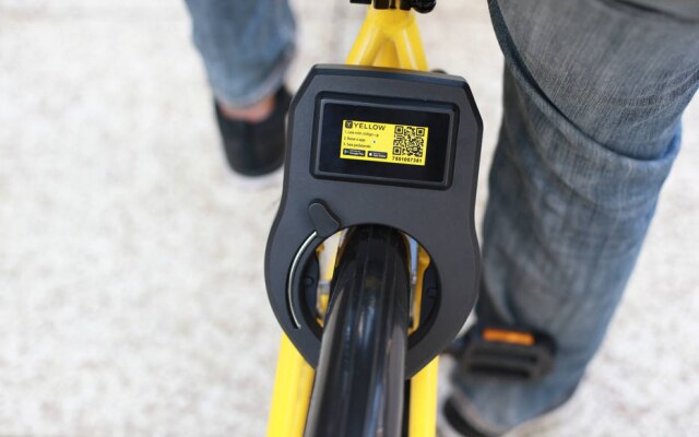 Para destravar bicicleta, usuário terá de ler código de barras QR com aplicativo da startup